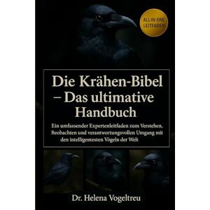 Vogeltreu, Dr. Helena Die Krähen-Bibel (Ultimatives Handbuch): Ein umfassender Expertenleitfaden zum Verstehen, Pflegen, Beobachten und Interagieren mit den intelligentesten Vögeln der Welt Vogeltreu, Dr. Helena Die Krähen-Bibel (Ultimatives Handbuch): Ein umfassender Expertenleitfaden zum Verstehen, Pflegen, Beobachten und Interagieren mit den intelligentesten Vögeln der Welt