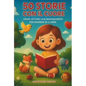 Pisano, Salvatore 50 Storie Con il Cuore: Prime Letture con Insegnamenti per Bambini di 6 anni (Prime Letture per Bambini Racconti semplici e Veloci) Pisano, Salvatore 50 Storie Con il Cuore: Prime Letture con Insegnamenti per Bambini di 6 anni (Prime Letture per Bambini Racconti semplici e Veloci)