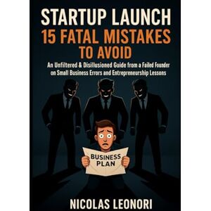 LEONORI, Nicolas STARTUP LAUNCH : 15 FATAL MISTAKES TO AVOID: An Unfiltered & Disillusioned Guide from a Failed Founder On Small Business Errors and Entrepreneurship Lessons LEONORI, Nicolas STARTUP LAUNCH : 15 FATAL MISTAKES TO AVOID: An Unfiltered & Disillusioned Guide from a Failed Founder On Small Business Errors and Entrepreneurship Lessons