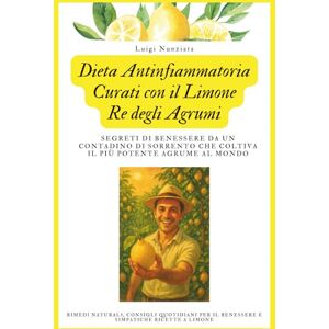 Nunziata Gino, Luigi Dieta Antinfiammatoria Curati con il Limone Re degli Agrumi: Segreti di benessere da un contadino di Sorrento che coltiva il più potente agrume al ... il benessere e simpatiche ricette a limone Nunziata Gino, Luigi Dieta Antinfiammatoria Curati con il Limone Re degli Agrumi: Segreti di benessere da un contadino di Sorrento che coltiva il più potente agrume al ... il benessere e simpatiche ricette a limone