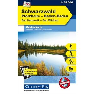 Hallwag Kümmerly+Frey Black Forest: 52 (Outdoor maps Germany) Hallwag Kümmerly+Frey Black Forest: 52 (Outdoor maps Germany)