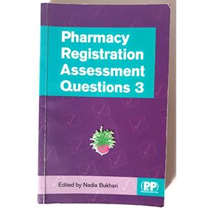 Nadia Bukhari Pharmacy Registration Assessment Questions 3 Nadia Bukhari Pharmacy Registration Assessment Questions 3