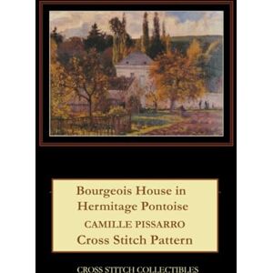 Bourgeois House in Hermitage Pontoise: Camille Pissarro Cross Stitch Pattern Bourgeois House in Hermitage Pontoise: Camille Pissarro Cross Stitch Pattern