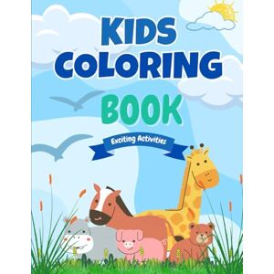 M, miss sanem Animal Adventures Coloring Book: Fun Animal Designs for Kids Ages 3-6 to Color and Create M, miss sanem Animal Adventures Coloring Book: Fun Animal Designs for Kids Ages 3-6 to Color and Create