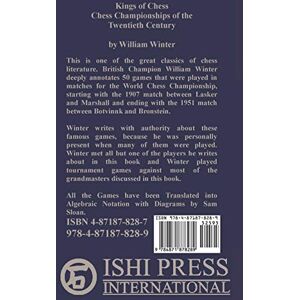 Winter, William Kings of Chess Chess Championships of the Twentieth Century Winter, William Kings of Chess Chess Championships of the Twentieth Century