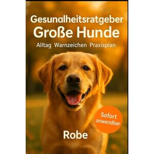 Robe Gesundheitsratgeber Große Hunde: Alltag, Warnzeichen, Praxisplan, Sicher führen, früh erkennen, ruhig handeln Robe Gesundheitsratgeber Große Hunde: Alltag, Warnzeichen, Praxisplan, Sicher führen, früh erkennen, ruhig handeln