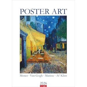 Poster Art Kalender 2026 Monet, Van Gogh, Matisse, Kandinsky: Jahres-Wandkalender 2026 im XXL-Format 49 x 68 cm. Berühmte Künstler und ihre schönsten Werke, perfekt für die eigene Gallery Wall Poster Art Kalender 2026 Monet, Van Gogh, Matisse, Kandinsky: Jahres-Wandkalender 2026 im XXL-Format 49 x 68 cm. Berühmte Künstler und ihre schönsten Werke, perfekt für die eigene Gallery Wall