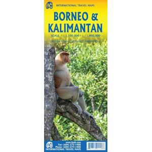 Borneo / Kalimantan: ITM Travel Reference Map 1:1400000 Borneo / Kalimantan: ITM Travel Reference Map 1:1400000