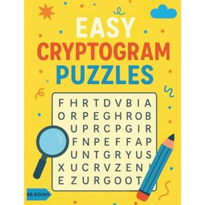 Books, BB Easy Cryptogram Puzzles for Beginners: Large Print 500 Cryptograms Featuring Funny Quotes and Interesting Facts With Solutions for Seniors and Kids Books, BB Easy Cryptogram Puzzles for Beginners: Large Print 500 Cryptograms Featuring Funny Quotes and Interesting Facts With Solutions for Seniors and Kids