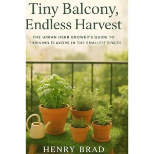 Brad, Henry Tiny Balcony, Endless Harvest: The Urban Herb Grower’s Guide to Thriving Flavors in the Smallest Spaces Brad, Henry Tiny Balcony, Endless Harvest: The Urban Herb Grower’s Guide to Thriving Flavors in the Smallest Spaces