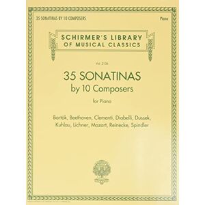 Various 35 Sonatinas By 10 Composers For Piano: Schirmer's Library of Musical Classics Volume 2136 Various 35 Sonatinas By 10 Composers For Piano: Schirmer's Library of Musical Classics Volume 2136