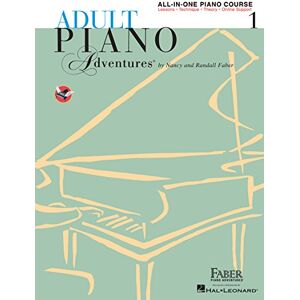 Various Adult Piano Adventures All-in-One Piano Course Book 1 Faber Piano Course for Adult Beginners Spiral Bound with Online Media and Instructional Videos Includes Lesson, Technique and Theory Various Adult Piano Adventures All-in-One Piano Course Book 1 Faber Piano Course for Adult Beginners Spiral Bound with Online Media and Instructional Videos Includes Lesson, Technique and Theory