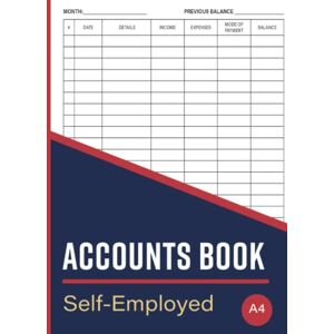 Publications, Black Forest Accounts Book Self Employed: Accounting Ledger Book A4 Register Income & Expense Bookkeeping Record Book For Sole Traders & Small Businesses Publications, Black Forest Accounts Book Self Employed: Accounting Ledger Book A4 Register Income & Expense Bookkeeping Record Book For Sole Traders & Small Businesses