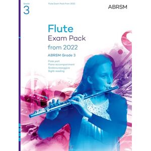 ABRSM Flute Exam Pack from 2022, Grade 3: Selected from the syllabus from 2022. Flute Part, Piano Accompaniment, Scales & Sight-Reading ( Exam Pieces) ABRSM Flute Exam Pack from 2022, Grade 3: Selected from the syllabus from 2022. Flute Part, Piano Accompaniment, Scales & Sight-Reading ( Exam Pieces)