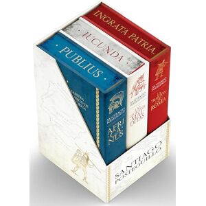 Posteguillo, Santiago Trilogía Africanus (estuche con: El hijo del consul Las legiones malditas La traición de Roma) (Campaña edición con cantos tintados) Posteguillo, Santiago Trilogía Africanus (estuche con: El hijo del consul Las legiones malditas La traición de Roma) (Campaña edición con cantos tintados)