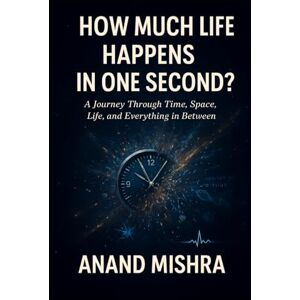 Mishra, Anand Kumar HOW MUCH LIFE HAPPENS IN JUST ONE SECOND: A Journey Through Time, Space, Life, and Everything in Between Mishra, Anand Kumar HOW MUCH LIFE HAPPENS IN JUST ONE SECOND: A Journey Through Time, Space, Life, and Everything in Between