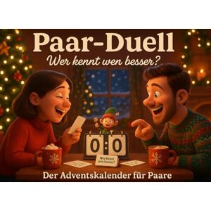 Quizz, Danes Paar-Duell: Wer kennt wen besser? – Adventskalender für Paare: 24 spielerische Challenges, Quizfragen & Rätsel für mehr Nähe, Lachen und Date-Night-Magie im Advent Quizz, Danes Paar-Duell: Wer kennt wen besser? – Adventskalender für Paare: 24 spielerische Challenges, Quizfragen & Rätsel für mehr Nähe, Lachen und Date-Night-Magie im Advent