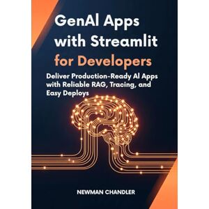 Chandler, Newman GenAI Apps with Streamlit for Developers: Deliver Production-Ready AI Apps with Reliable RAG, Tracing, and Easy Deploys Chandler, Newman GenAI Apps with Streamlit for Developers: Deliver Production-Ready AI Apps with Reliable RAG, Tracing, and Easy Deploys