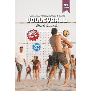 Books, RL Volleyball Word Search Puzzle Book: Full Court Word Searches Featuring Blocks, Digs & Volleyball Gear 6×9 Inches, 110 Pages 50+ Fun Puzzles – Enjoy During Vacations, Downtime & Easy Afternoons Books, RL Volleyball Word Search Puzzle Book: Full Court Word Searches Featuring Blocks, Digs & Volleyball Gear 6×9 Inches, 110 Pages 50+ Fun Puzzles – Enjoy During Vacations, Downtime & Easy Afternoons