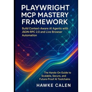 Calen, Hawke Playwright MCP Mastery Framework: Build Context-Aware AI Agents with JSON-RPC 2.0 and Live Browser Automation: The Hands-On Guide to Scalable, Secure, and Future-Proof AI Toolchains Calen, Hawke Playwright MCP Mastery Framework: Build Context-Aware AI Agents with JSON-RPC 2.0 and Live Browser Automation: The Hands-On Guide to Scalable, Secure, and Future-Proof AI Toolchains