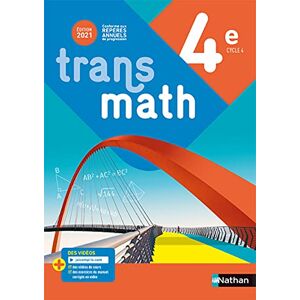 Carlod, Véronique Transmath Mathématiques 4e Manuel élève 2021 Carlod, Véronique Transmath Mathématiques 4e Manuel élève 2021