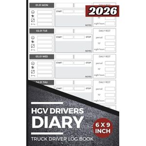 Press, For Life HGV Drivers Diary: Shift Log & Mileage Book Logbook for Truckers Truck Driver Log Book Press, For Life HGV Drivers Diary: Shift Log & Mileage Book Logbook for Truckers Truck Driver Log Book
