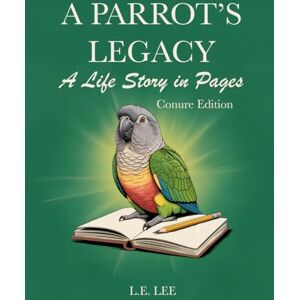 Lee A Parrot's Legacy: A Life Story in Pages Conure Edition: A lifetime record book and parrot care journal for Conure owners to track health, training, ... personality, memories, and cherished moments. Lee A Parrot's Legacy: A Life Story in Pages Conure Edition: A lifetime record book and parrot care journal for Conure owners to track health, training, ... personality, memories, and cherished moments.