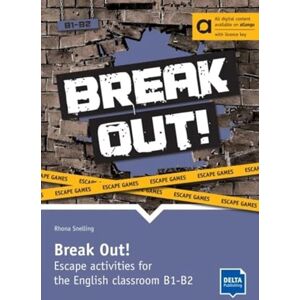 Snelling, Rhona DELTA Break Out! B1-B2 – Hybrid Edition allango: Escape activities for the English classroom B1-B2. Teacher's Book with digital extras including allango licence key (36 months) Snelling, Rhona DELTA Break Out! B1-B2 – Hybrid Edition allango: Escape activities for the English classroom B1-B2. Teacher's Book with digital extras including allango licence key (36 months)