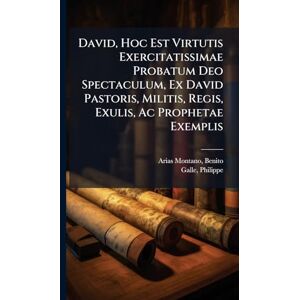 Galle, Philippe David, Hoc Est Virtutis Exercitatissimae Probatum Deo Spectaculum, Ex David Pastoris, Militis, Regis, Exulis, Ac Prophetae Exemplis Galle, Philippe David, Hoc Est Virtutis Exercitatissimae Probatum Deo Spectaculum, Ex David Pastoris, Militis, Regis, Exulis, Ac Prophetae Exemplis