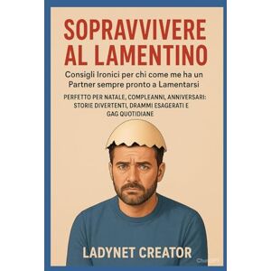 Creator, Ladynet Sopravvivere al Lamentino: Consigli Ironici per chi come me ha un Partner sempre pronto a Lamentarsi: Perfetto per Natale, compleanni, anniversari: storie divertenti, drammi esagerati e gag quotidiane Creator, Ladynet Sopravvivere al Lamentino: Consigli Ironici per chi come me ha un Partner sempre pronto a Lamentarsi: Perfetto per Natale, compleanni, anniversari: storie divertenti, drammi esagerati e gag quotidiane
