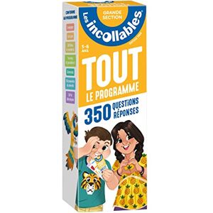 Play Bac Éditions Les incollables Tout le programme de la grande section 5/6 ans: 350 question réponses pour réviser en 2 éventails Play Bac Éditions Les incollables Tout le programme de la grande section 5/6 ans: 350 question réponses pour réviser en 2 éventails