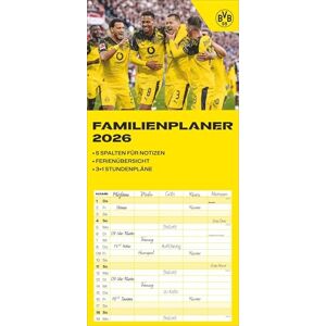 BVB Familienplaner 2026: Der Kalender für Fußball-Familien: Terminplaner mit 5 Spalten und den Stars des BVB. Ein Familien-Kalender mit viel Platz für Notizen. BVB Familienplaner 2026: Der Kalender für Fußball-Familien: Terminplaner mit 5 Spalten und den Stars des BVB. Ein Familien-Kalender mit viel Platz für Notizen.