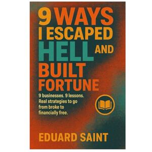 Saint, Eduard 9 WAYS I ESCAPED HELL AND BUILT FORTUNE: Stop Failing, Start Winning,Escape the 9-to-5 Build Wealth From Nothing, The Broke to Rich Blueprint Saint, Eduard 9 WAYS I ESCAPED HELL AND BUILT FORTUNE: Stop Failing, Start Winning,Escape the 9-to-5 Build Wealth From Nothing, The Broke to Rich Blueprint