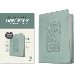 Tyndale House Publishers NLT Personal Size Giant Print Bible, Filament Edition, Teal: NLT, Floral Frame Teal, Leatherlike, Filament Enabled Edition Red Letter, Personal Size Giant Print Bible Tyndale House Publishers NLT Personal Size Giant Print Bible, Filament Edition, Teal: NLT, Floral Frame Teal, Leatherlike, Filament Enabled Edition Red Letter, Personal Size Giant Print Bible