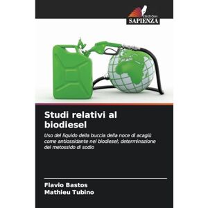Bastos, Flavio Studi relativi al biodiesel: Uso del liquido della buccia della noce di acagiù come antiossidante nel biodiesel; determinazione del metossido di sodio Bastos, Flavio Studi relativi al biodiesel: Uso del liquido della buccia della noce di acagiù come antiossidante nel biodiesel; determinazione del metossido di sodio