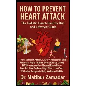 Zamadar, Dr. Matibur How to Prevent Heart Attack: The Holistic Heart-Healthy Diet and Lifestyle Guide: Prevent Heart Attack Using DASH + Ayurveda + Natural Remedies + Low Fat, Low Sodium, Low Carb 175 Indian Recipes Zamadar, Dr. Matibur How to Prevent Heart Attack: The Holistic Heart-Healthy Diet and Lifestyle Guide: Prevent Heart Attack Using DASH + Ayurveda + Natural Remedies + Low Fat, Low Sodium, Low Carb 175 Indian Recipes