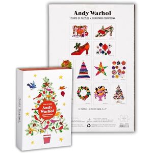 Galison Andy Warhol Christmas Countdown – 12 Days Of Puzzles Featuring Iconic Whimsical Warhol 1950s Christmas Paintings Drawings and Prints Galison Andy Warhol Christmas Countdown – 12 Days Of Puzzles Featuring Iconic Whimsical Warhol 1950s Christmas Paintings Drawings and Prints
