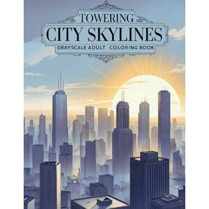 R. Morton, James Towering City Skylines Grayscale Adult Coloring Book: 38 Urban Scenes with High-Rise Architecture, Rooftop Views and City Atmospheres – Perfect for ... & Structures Collection by James R. Morton) R. Morton, James Towering City Skylines Grayscale Adult Coloring Book: 38 Urban Scenes with High-Rise Architecture, Rooftop Views and City Atmospheres – Perfect for ... & Structures Collection by James R. Morton)