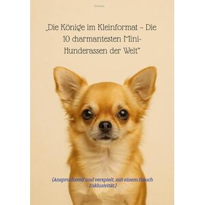 Red, Dave Die Könige im Kleinformat Die 10 charmantesten Mini-Hunderassen der Welt": (Anspruchsvoll und verspielt, mit einem Hauch Exklusivität.) Red, Dave Die Könige im Kleinformat Die 10 charmantesten Mini-Hunderassen der Welt": (Anspruchsvoll und verspielt, mit einem Hauch Exklusivität.)