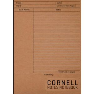 Creative Labs Cornell Notes Notebook: Cornell Note Taking System Notebook for Students and Teachers College Ruled Composition Paper for Taking Notes in Class Creative Labs Cornell Notes Notebook: Cornell Note Taking System Notebook for Students and Teachers College Ruled Composition Paper for Taking Notes in Class