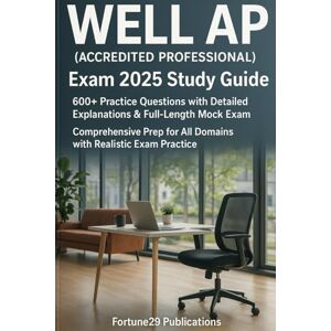 Publications, Fortune29 WELL AP (Accredited Professional) Exam 2025 Study Guide: 600+ Practice Questions with Detailed Explanations & Full-Length Mock Exam: Comprehensive Prep for All Domains with Realistic Exam Practice Publications, Fortune29 WELL AP (Accredited Professional) Exam 2025 Study Guide: 600+ Practice Questions with Detailed Explanations & Full-Length Mock Exam: Comprehensive Prep for All Domains with Realistic Exam Practice