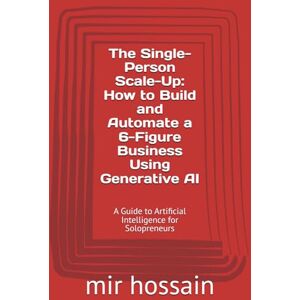 hossain, mir M The Single-Person Scale-Up: How to Build and Automate a 6-Figure Business Using Generative AI: A Guide to Artificial Intelligence for Solopreneurs hossain, mir M The Single-Person Scale-Up: How to Build and Automate a 6-Figure Business Using Generative AI: A Guide to Artificial Intelligence for Solopreneurs