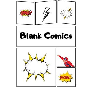 Lightning, Arnie Blank Comics: Art Drawing Comic Strips for Kids Make Your Own Comics 200 Pages, Extra Large Black Lightning, Arnie Blank Comics: Art Drawing Comic Strips for Kids Make Your Own Comics 200 Pages, Extra Large Black