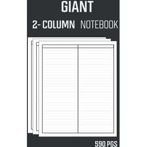 MÚT, Ms. P GIANT 2 Column Notebook: 8.5" x 11" Two Column Lined Notebook; 590 pages, Black Soft Cover MÚT, Ms. P GIANT 2 Column Notebook: 8.5" x 11" Two Column Lined Notebook; 590 pages, Black Soft Cover