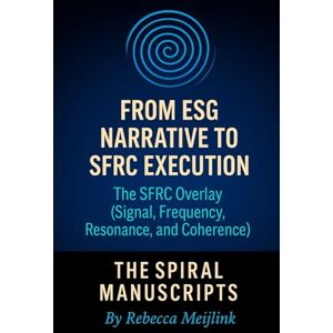 Meijlink, Rebecca From ESG Narrative to SFRC Execution: The SFRC Overlay (Signal, Frequency, Resonance, and Coherence) Meijlink, Rebecca From ESG Narrative to SFRC Execution: The SFRC Overlay (Signal, Frequency, Resonance, and Coherence)