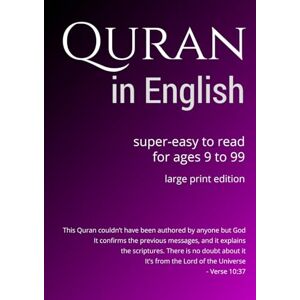 Itani, Talal Quran in English large print edition: Super Easy to Read. For Age 9 to 99 Itani, Talal Quran in English large print edition: Super Easy to Read. For Age 9 to 99