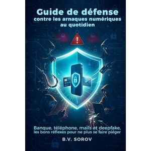 SOROV, B.V. Guide de défense contre les arnaques numériques au quotidien: Banque, téléphone, mails et deepfake, les bons réflexes pour ne plus se faire piéger SOROV, B.V. Guide de défense contre les arnaques numériques au quotidien: Banque, téléphone, mails et deepfake, les bons réflexes pour ne plus se faire piéger