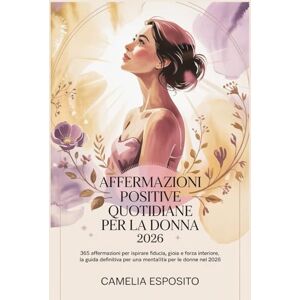 Esposito, Camelia AFFERMAZIONI POSITIVE QUOTIDIANE PER LA DONNA 2026: 365 affermazioni per ispirare fiducia, gioia e forza interiore, la guida definitiva per una mentalità positiva per le donne nel 2026 Esposito, Camelia AFFERMAZIONI POSITIVE QUOTIDIANE PER LA DONNA 2026: 365 affermazioni per ispirare fiducia, gioia e forza interiore, la guida definitiva per una mentalità positiva per le donne nel 2026