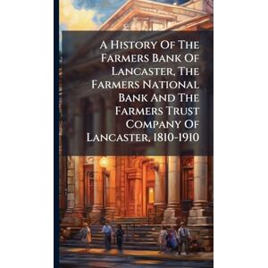Anonymous A History Of The Farmers Bank Of Lancaster, The Farmers National Bank And The Farmers Trust Company Of Lancaster, 1810-1910 Anonymous A History Of The Farmers Bank Of Lancaster, The Farmers National Bank And The Farmers Trust Company Of Lancaster, 1810-1910