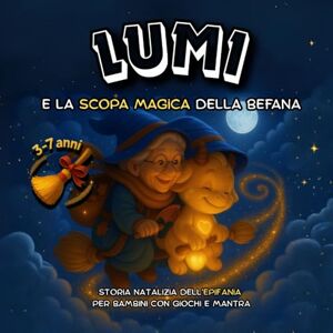 Land, Dream Lumi e la Scopa Magica della Befana: Fiaba natalizia illustrata con giochi creativi, valori positivi e un dolce mantra luminoso per bambini (Il mondo incantato di Lumi) Land, Dream Lumi e la Scopa Magica della Befana: Fiaba natalizia illustrata con giochi creativi, valori positivi e un dolce mantra luminoso per bambini (Il mondo incantato di Lumi)